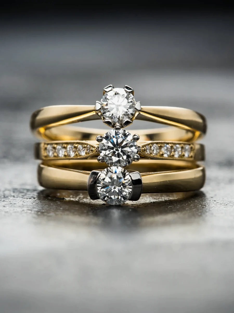 Diamond stack